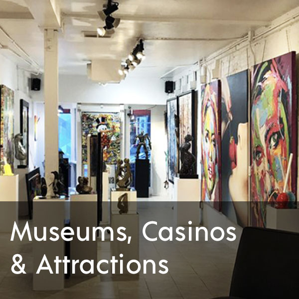 Museums, Casinos, & Attractions